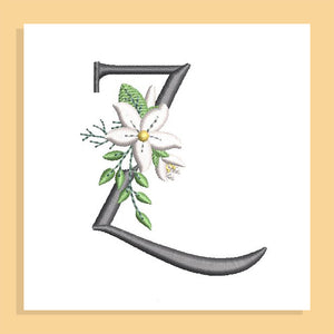 Snow Bouquet Monogram Combo