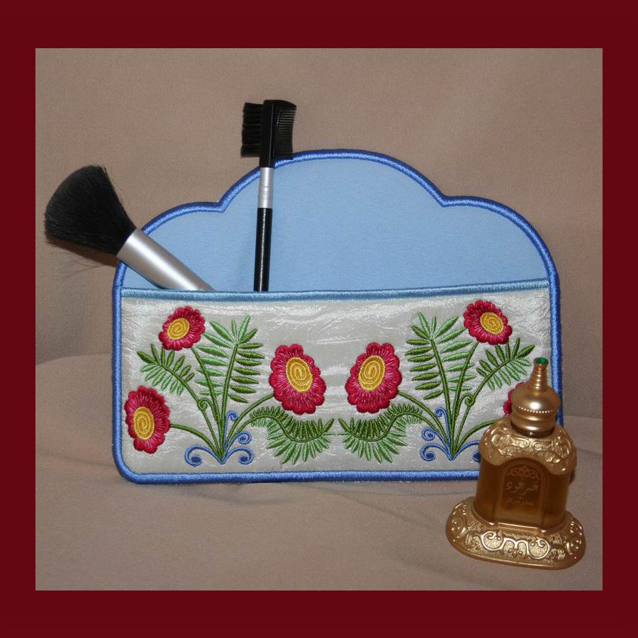 Fantasy Floral Cosmetic Bag