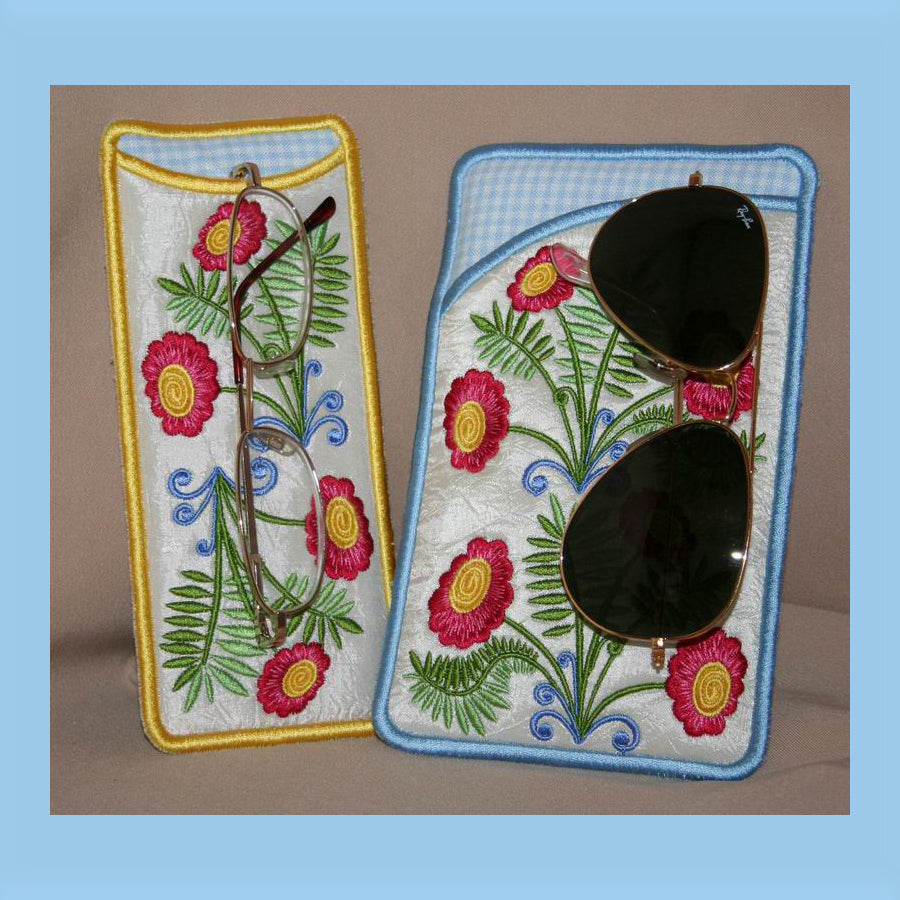 Fantasy Floral Eyeglass Cases