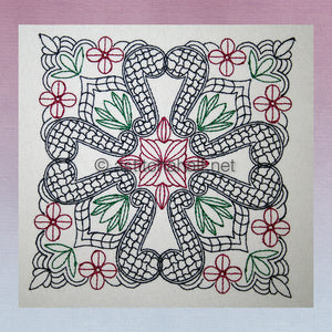 Quilt with Lace Combo