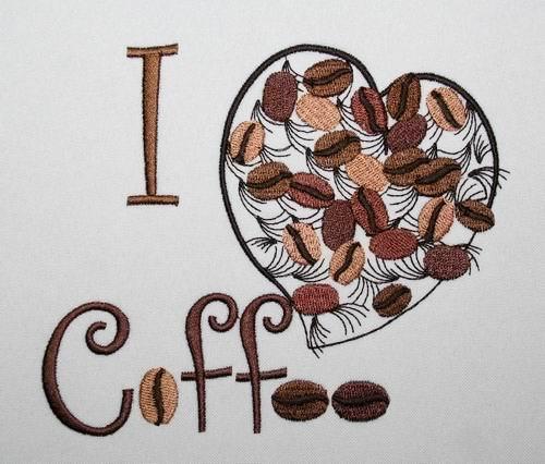 I Love Coffee - a-stitch-a-half
