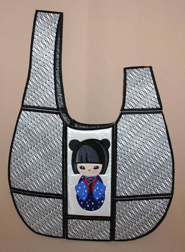 Japanese Knot Bag Nanako Doll - a-stitch-a-half