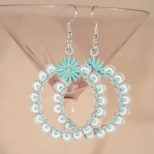 Freestanding Lace Madeline Earrings - aStitch aHalf