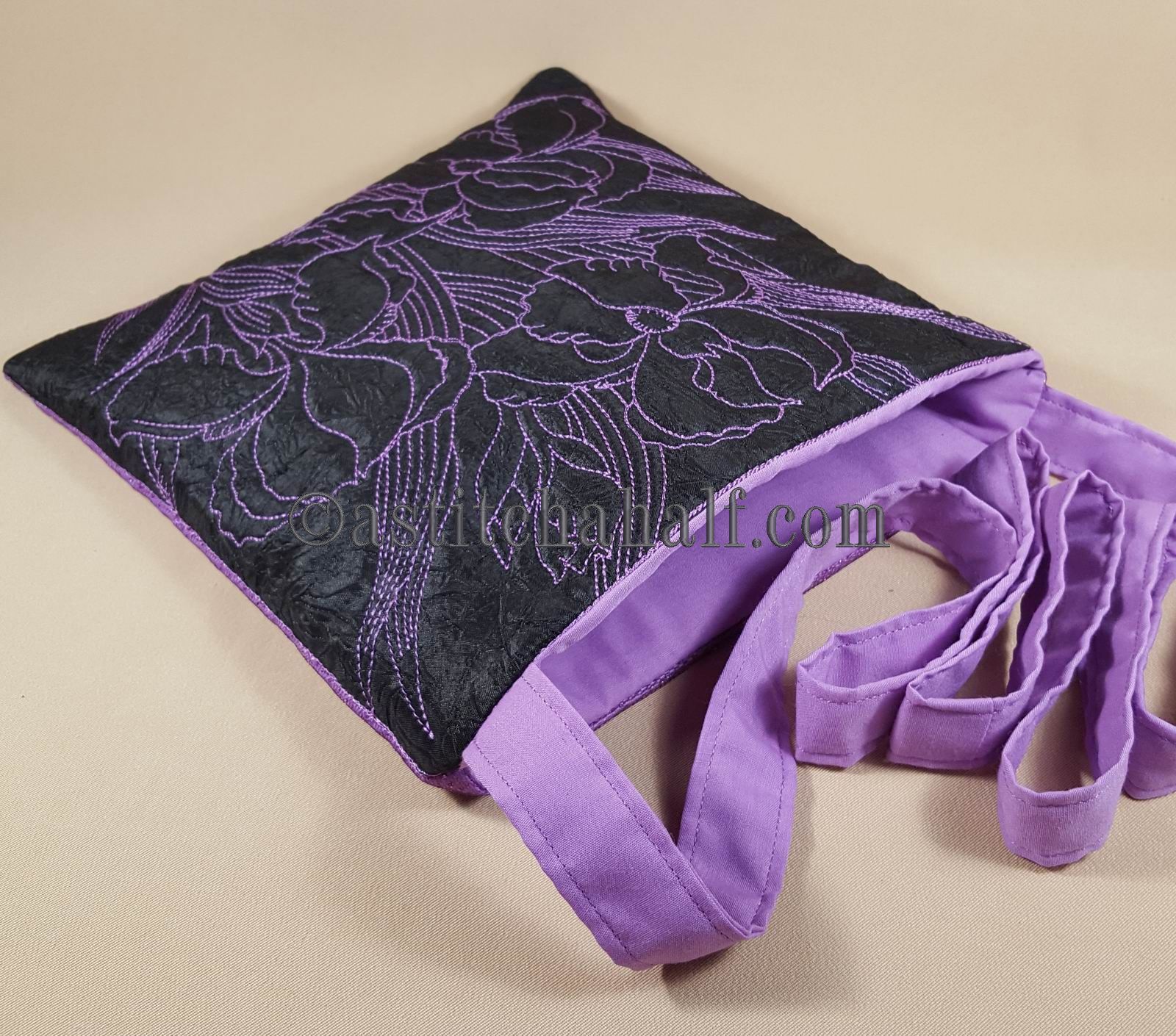 Iris Infusion Chalk Board Cross Body Bag - a-stitch-a-half