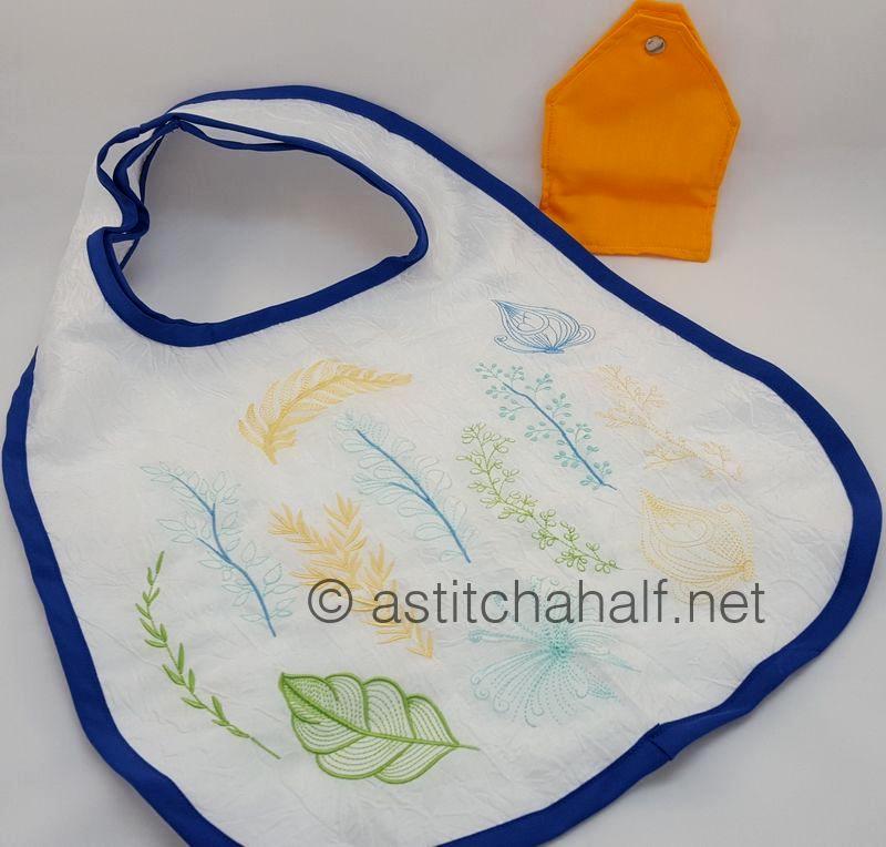 Rustling Leaves Fold and Go Reusable Shopping Bag - aStitch aHalf