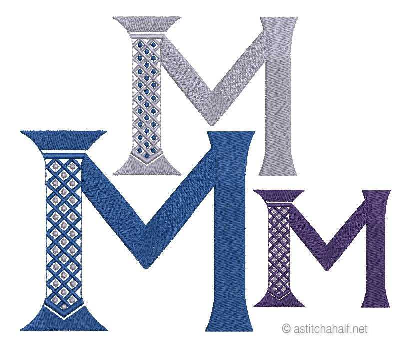 Tudor Monogram Letters M
