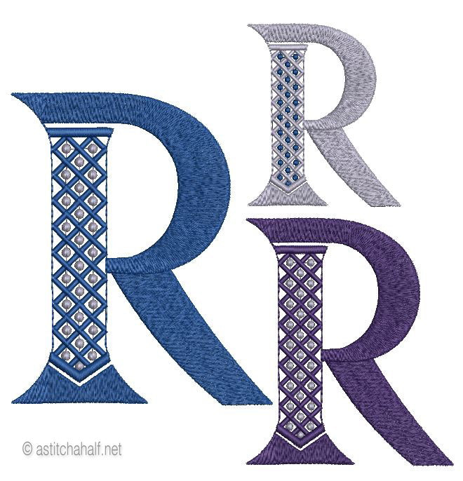 Tudor Monogram Letters R