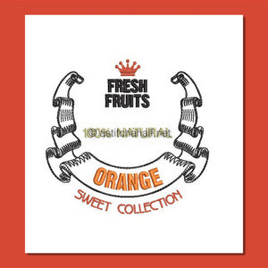 Sweet Collection Orange - aStitch aHalf