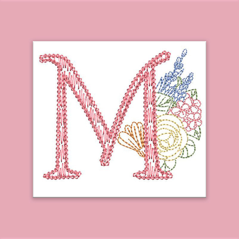 Spruce Monogram Letter M