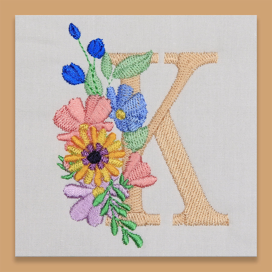 Equinox Garden Monogram Letter K
