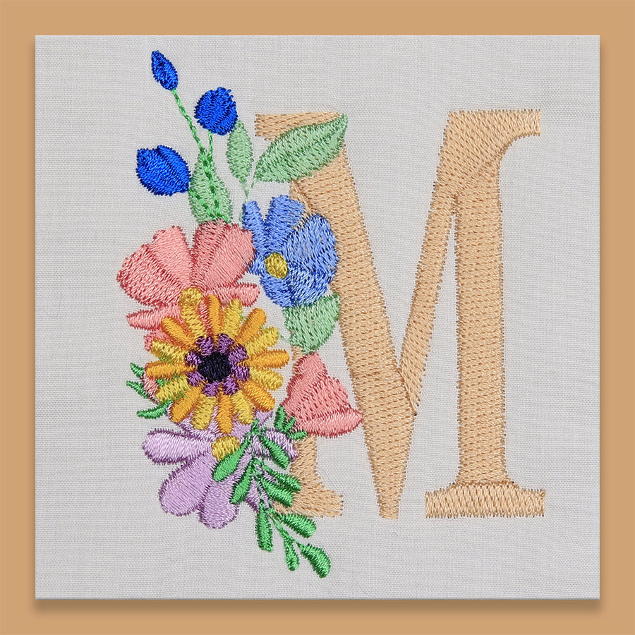 Equinox Garden Monogram Letter M
