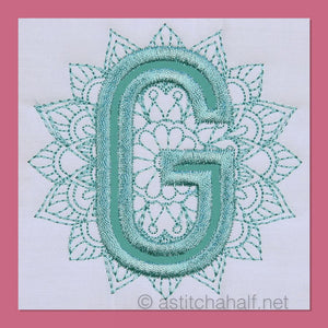 Monarch Mandala Monogram Letter G