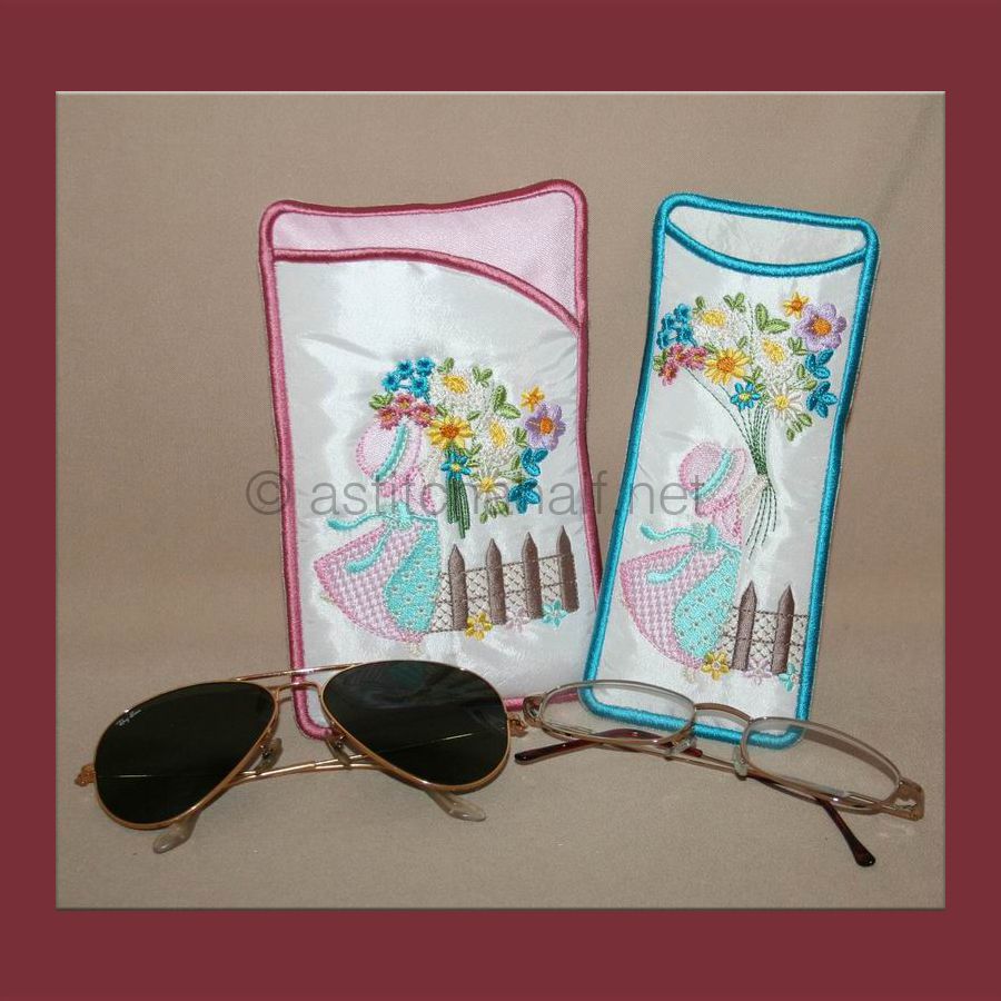 Flower Bonnet Eyeglass Case