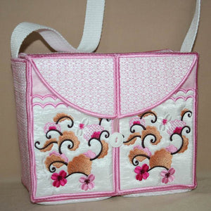 Cherry Blossom Tote Bag - a-stitch-a-half