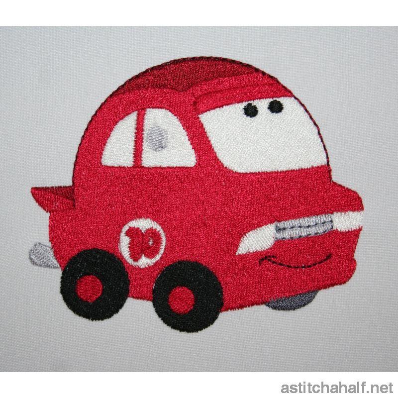 Fire Puff Car - a-stitch-a-half