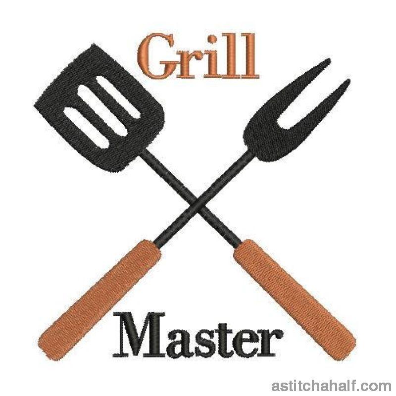 Grill Master Utensils - aStitch aHalf