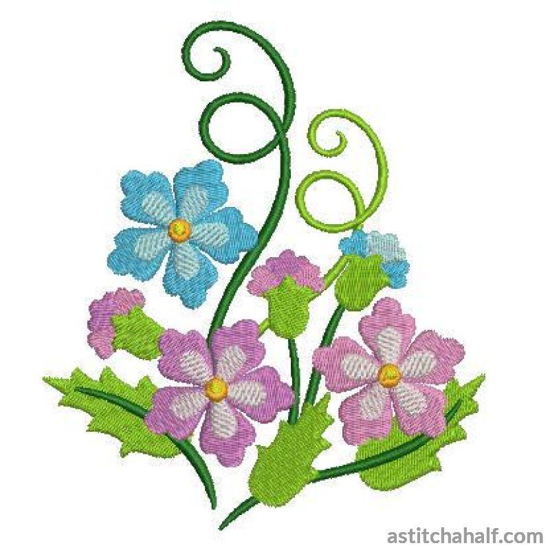 Pinwheel Bouquet - aStitch aHalf