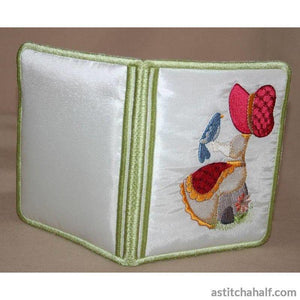 Pretty Bonnet Wallet - a-stitch-a-half