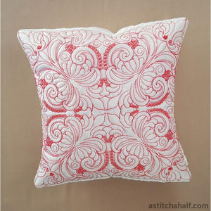 Snow White Pillow Quilt Rose Combo - a-stitch-a-half