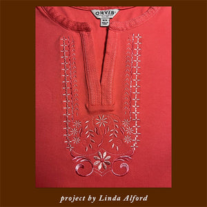 Customer project: Windsong Neckline Variety collection by Linda from Austin Texas, USA
