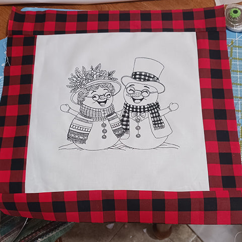 Customer project: Frosted Gramps Snowmen Combo and Winter Joy Grands Combo by Lisa