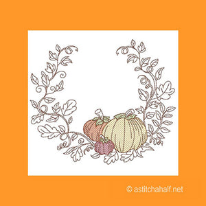 October free embroidery design