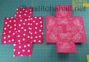 HOW TO MAKE: a Beautiful Fabric Tissue Box Cover with Pretty Peony Embroidery Designs at astitchahalf.net