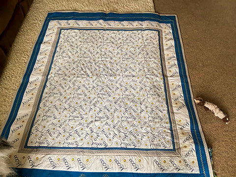Customer project: Seamless Garden Contender Quilt by Sue from the United Kingdom