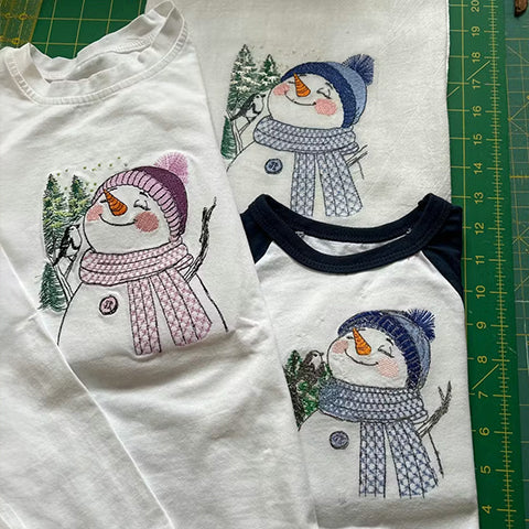 Customer project: Zero Worries Snowman Bundle by Connie from Pennsylvania, USA