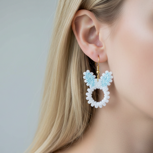 Freestanding Lace Bunny Earrings