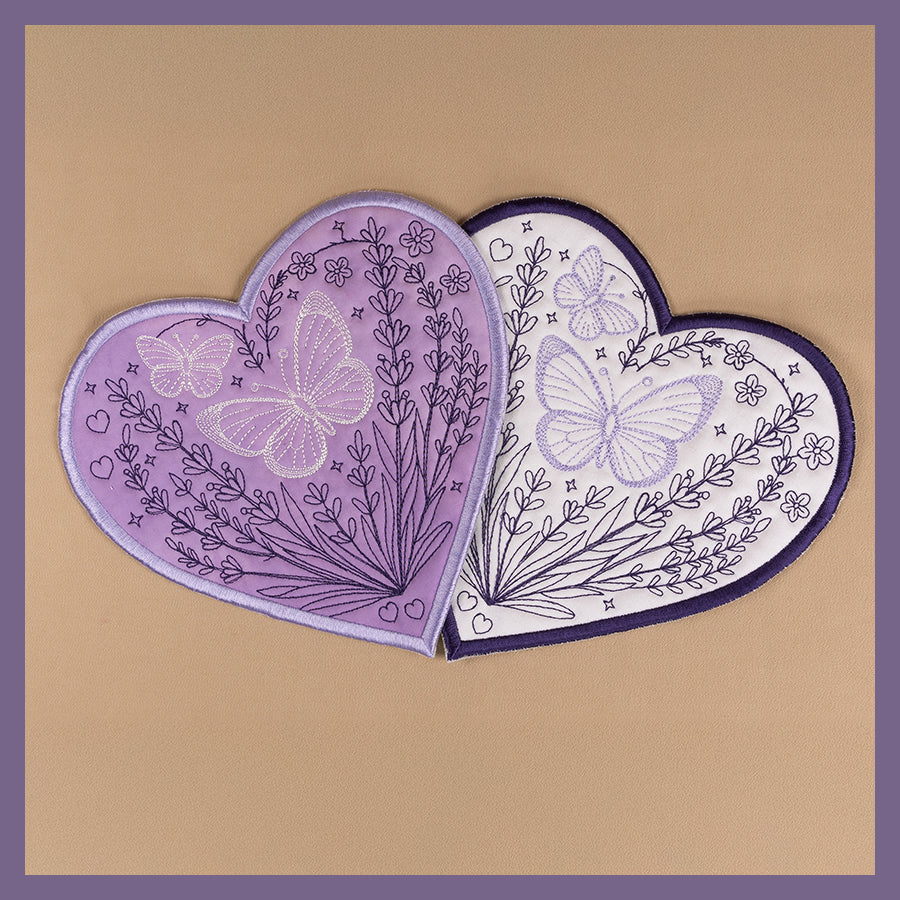 Lavender Heart Trivet Variety