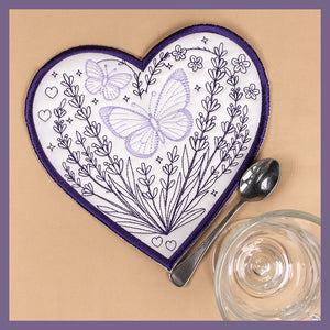 Lavender Heart Trivet Variety