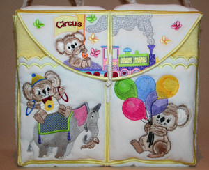 Fuzzy Wuzzy Koala Bears Tote Bag Circus