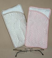 Peacock Lace Eyeglass Case