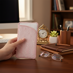Peacock Lace Eyeglass Case