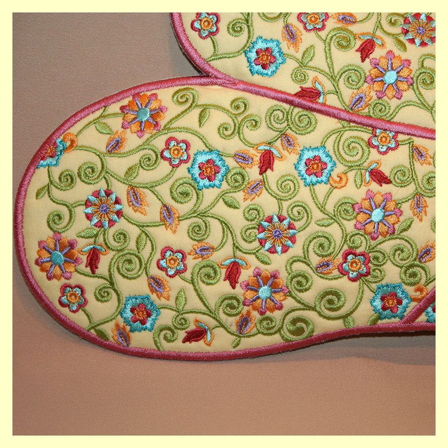 Jacobean Oven Glove Potholder