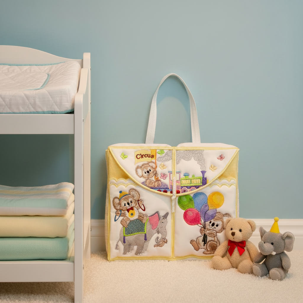 Fuzzy Wuzzy Koala Bears Tote Bag Circus