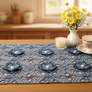 3D Flower Dresser Scarf