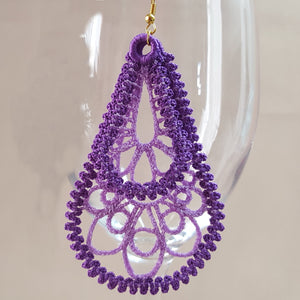 Freestanding Lace Loop Earrings