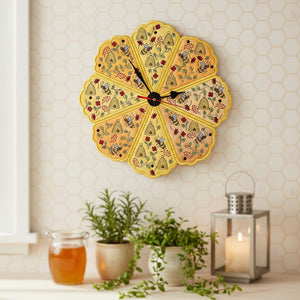Golden Gardeners Wall Clock