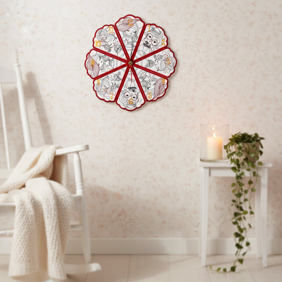 Besties Wall Clock