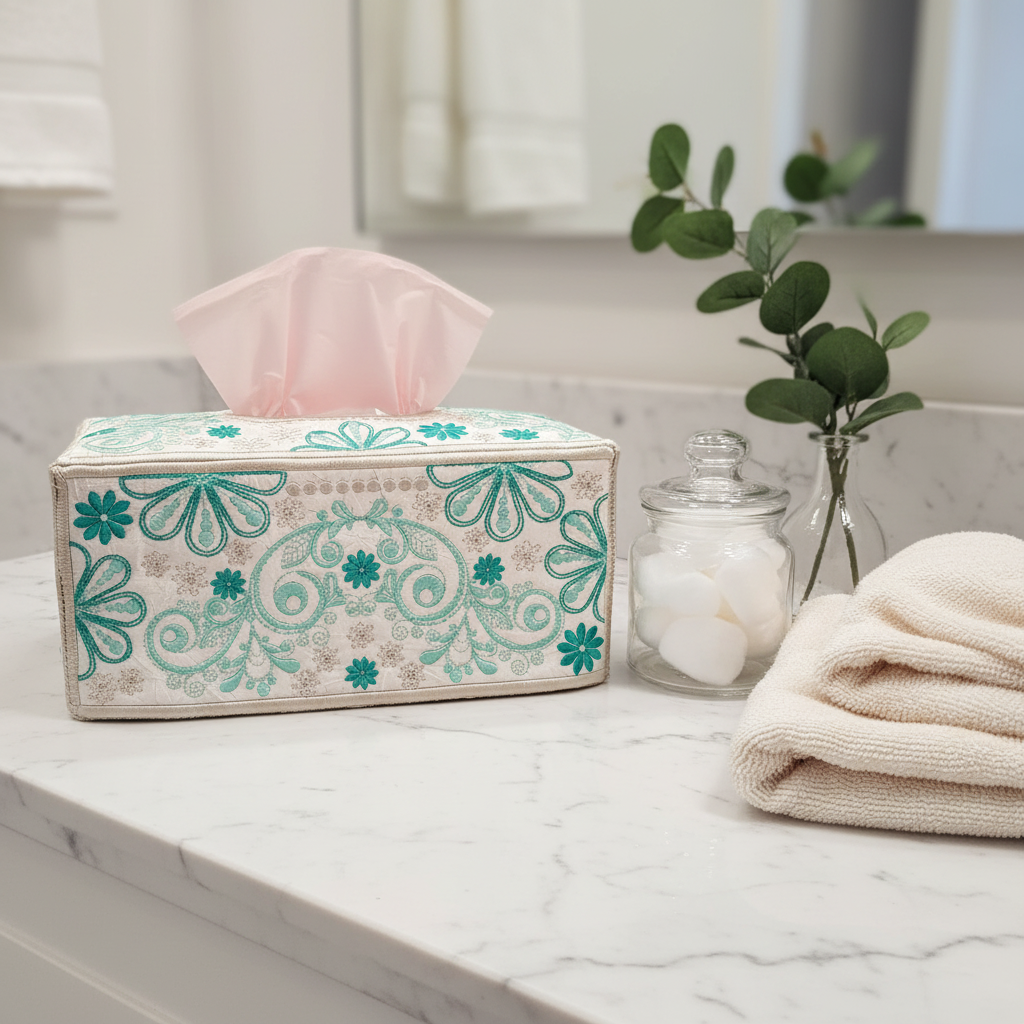 Forest Song Tissue Box Cover