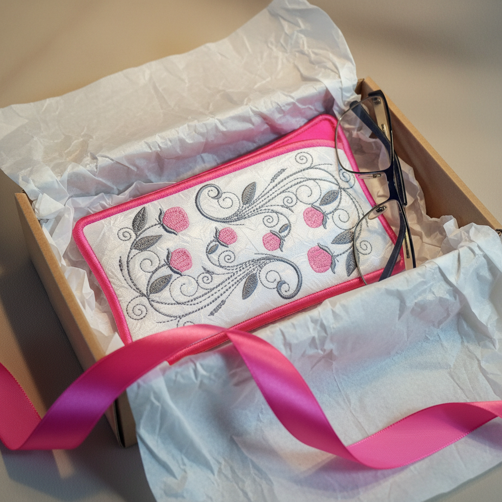 Ring of Roses Eyeglass Case