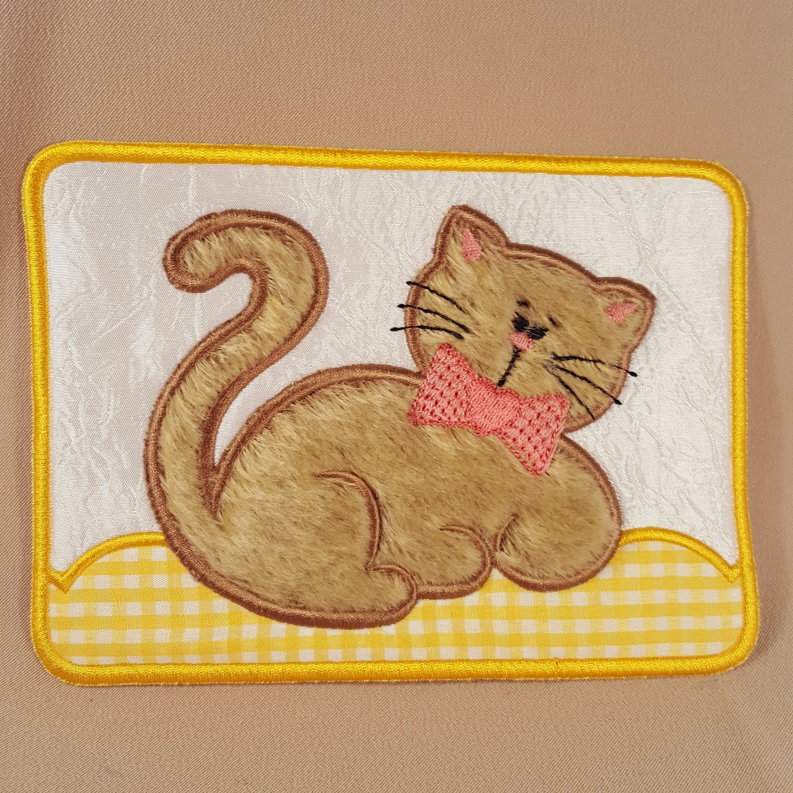 Best Kitty Friend Mug Rug