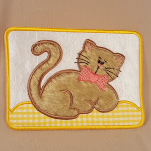 Best Kitty Friend Mug Rug