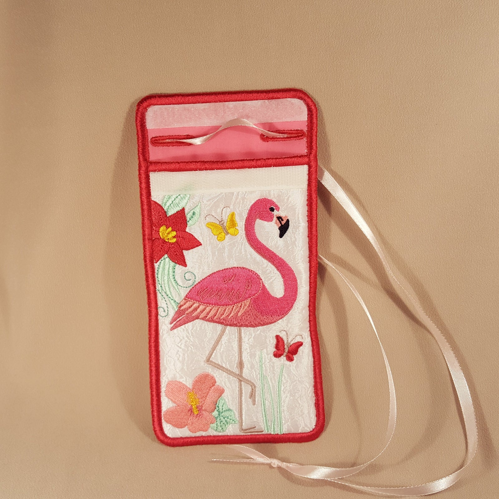 Flamingo In-the-Hoop Holder
