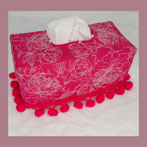 Peony Pleasures Tissue Box Cover