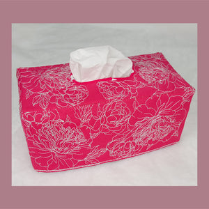 Peony Pleasures Tissue Box Cover