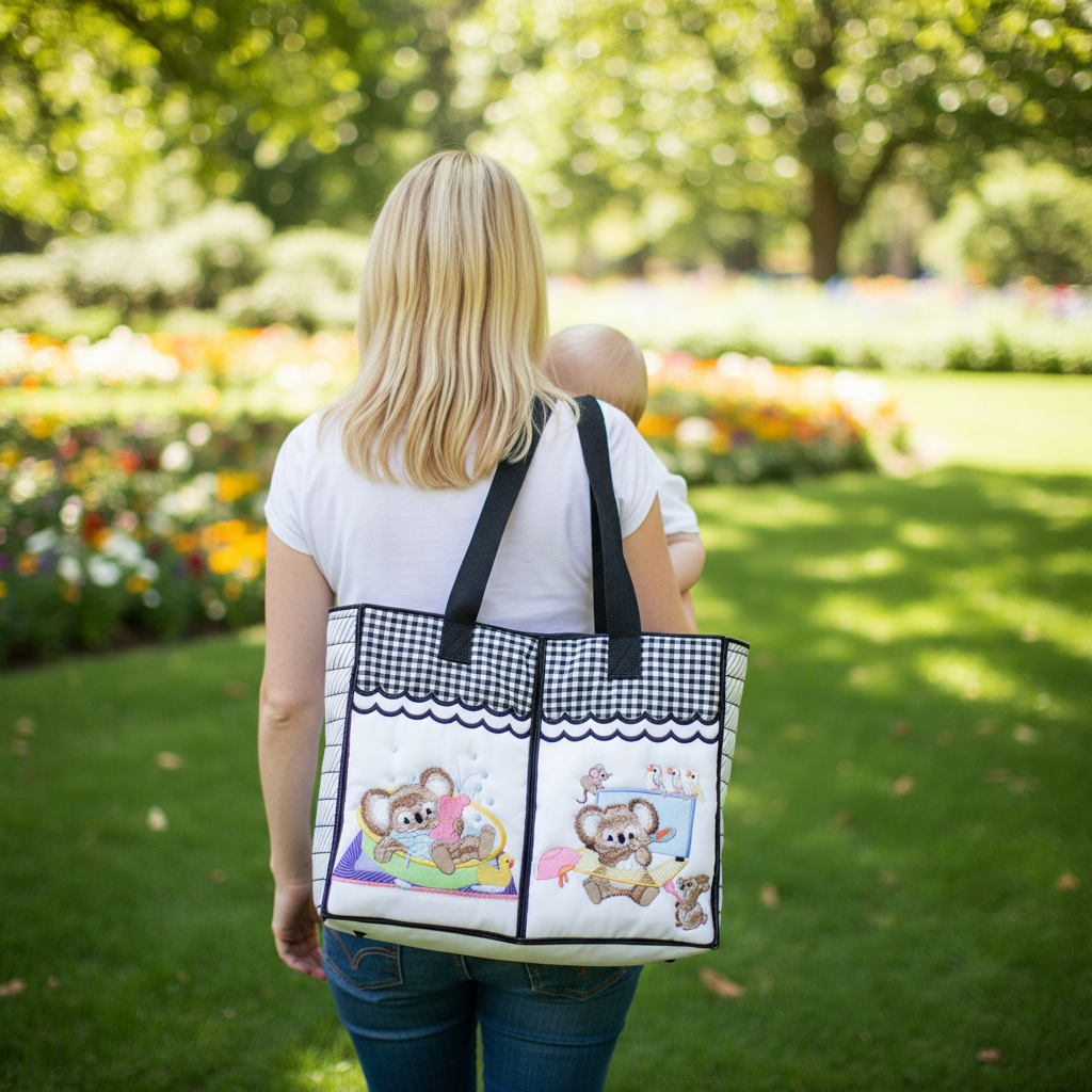 Fuzzy Wuzzy Tote Bag Bedtime