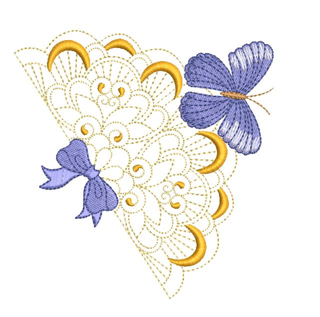 Flabellum fand and butterfly Combo